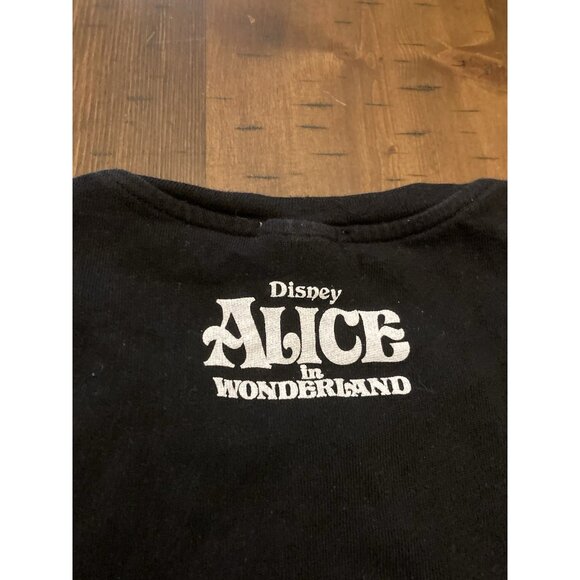 Zara Alice In Wonderland Disney T-Shirt Sz L Character Graphic Tee - Picture 5 of 5